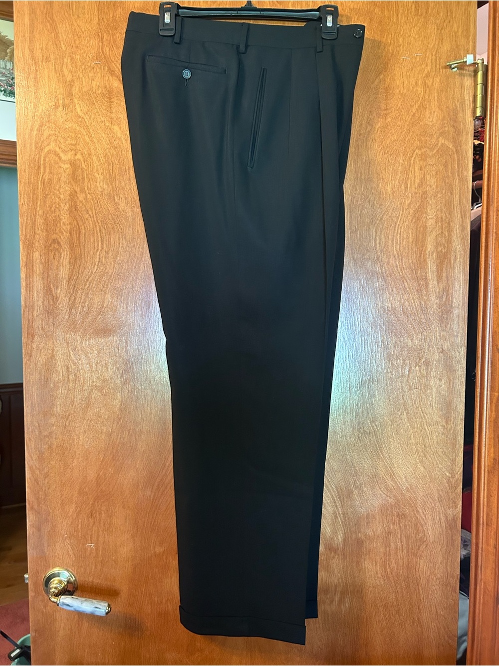 Classic Black Men's Dress Pants